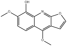 Furo[2,3-b]quinolin-8-ol, 4,7-dimethoxy- 구조식 이미지