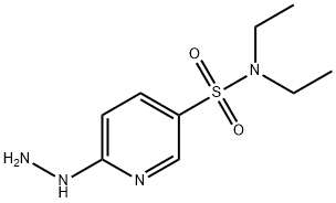 3-Pyridinesulfonamide, N,N-diethyl-6-hydrazinyl- Structure