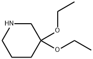 Piperidine, 3,3-diethoxy- 구조식 이미지