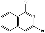 Isoquinoline, 3-bromo-1-chloro- 구조식 이미지