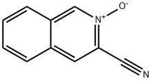 3-Isoquinolinecarbonitrile, 2-oxide 구조식 이미지