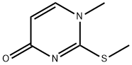 4(1H)-Pyrimidinone, 1-methyl-2-(methylthio)- Structure