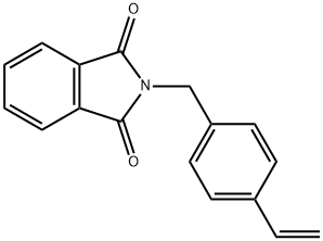 1H-Isoindole-1,3(2H)-dione, 2-[(4-ethenylphenyl)methyl]- Structure