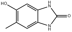 2H-Benzimidazol-2-one,1,3-dihydro-5-hydroxy-6-methyl-(9CI) 구조식 이미지