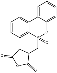 Dihydro-3-[(6-oxide-6H-dibenz[c,e][1,2]oxaphosphorin-6-yl)methyl]-2,5-furandi-one Structure