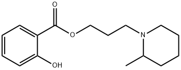 3-(2-Methylpiperidino)propyl=o-hydroxybenzoate Structure