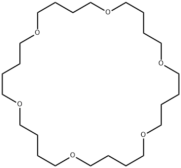1,6,11,16,21,26-Hexaoxacyclotriacontane 구조식 이미지