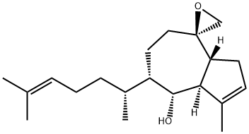 (3aR,4R)-7β-[(R)-1,5-Dimethyl-4-hexenyl]-3aα,5,6,7,8,8aβ-hexahydro-1-methylspiro[azulene-4(3H),2'-oxiran]-8β-ol Structure