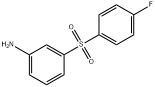 Benzenamine, 3-[(4-fluorophenyl)sulfonyl]- 구조식 이미지