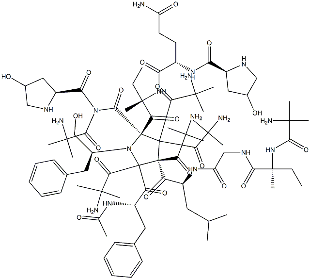 ANTIAMOEBIN I FROM EMERICELLOPSIS SP. Structure