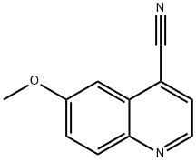 4-Quinolinecarbonitrile, 6-methoxy- 구조식 이미지