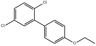 1,1'-Biphenyl, 2,5-dichloro-4'-ethoxy- 구조식 이미지