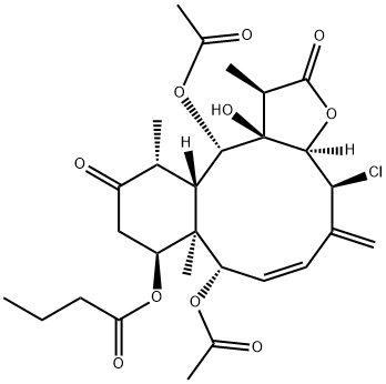 (-)-Ptilosarcone Structure