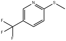 Pyridine, 2-(methylthio)-5-(trifluoromethyl)- Structure