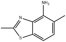 4-Benzothiazolamine,2,5-dimethyl-(9CI) 구조식 이미지