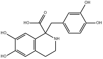 norlaudanosoline-1-carboxylic acid 구조식 이미지
