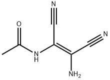Acetamide, N-[(1Z)-2-amino-1,2-dicyanoethenyl]- Structure