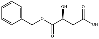 Butanedioic acid, 2-hydroxy-, 1-(phenylmethyl) ester, (2S)- 구조식 이미지