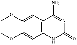 2(1H)-Quinazolinone, 4-amino-6,7-dimethoxy- Structure