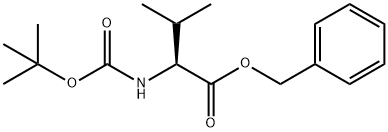 L-Valine, N-[(1,1-dimethylethoxy)carbonyl]-, phenylmethyl ester 구조식 이미지