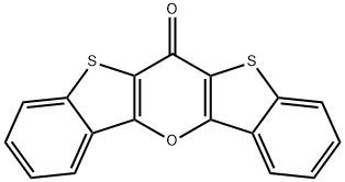 6H-Bis1benzothieno3,2-b:2,3-epyran-6-one 구조식 이미지