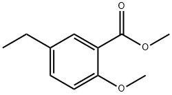Benzoic acid, 5-ethyl-2-methoxy-, methyl ester Structure