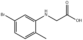 Glycine, N-(5-bromo-2-methylphenyl)- Structure