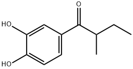 34DIHYDROXY2METHYLBUTYROPHENONE Structure