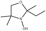 2-ethyl-1-hydroxy-2,5,5-trimethyl-3-oxazolidine 구조식 이미지