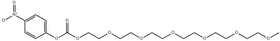 m-PEG7-4-nitrophenyl carbonate 구조식 이미지