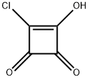 3-Cyclobutene-1,2-dione, 3-chloro-4-hydroxy- 구조식 이미지