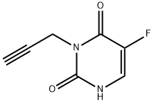 2,4(1H,3H)-Pyrimidinedione,5-fluoro-3-(2-propynyl)-(9CI) 구조식 이미지