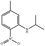 Benzenamine, 5-methyl-N-(1-methylethyl)-2-nitro- 구조식 이미지