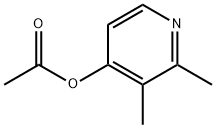 4-Pyridinol, 2,3-dimethyl-, 4-acetate Structure