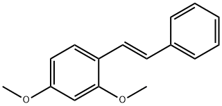 Benzene, 2,4-dimethoxy-1-[(1E)-2-phenylethenyl]- Structure