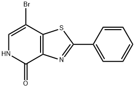 Thiazolo[4,5-c]pyridin-4(5H)-one, 7-bromo-2-phenyl- Structure