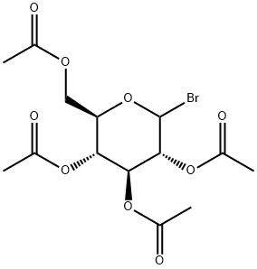 D-Glucopyranosyl bromide, 2,3,4,6-tetraacetate Structure