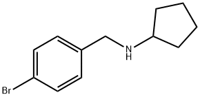 N-(4-bromobenzyl)cyclopentanamine 구조식 이미지