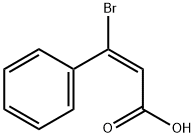 (E)-β-브로모알로신남산 구조식 이미지