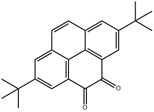 2,7-di-tert-butyl-4,5-pyrenediketone 구조식 이미지