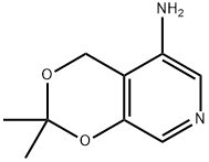 4H-1,3-Dioxino[5,4-c]pyridin-5-amine,2,2-dimethyl-(9CI) 구조식 이미지