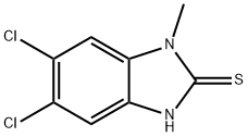 5,6-dichloro-3-methyl-1H-benzimidazole-2-thion Structure