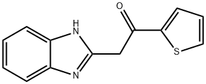 Ethanone, 2-(1H-benzimidazol-2-yl)-1-(2-thienyl)- 구조식 이미지