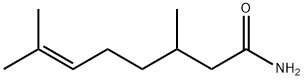 6-Octenamide, 3,7-dimethyl- Structure