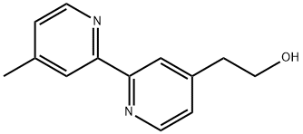 [2,2'-Bipyridine]-4-ethanol, 4'-methyl- 구조식 이미지