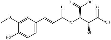 trans-Fertaric acid Structure