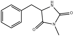 2,4-Imidazolidinedione, 3-methyl-5-(phenylmethyl)- 구조식 이미지