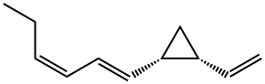 (1R)-1α-Ethenyl-2α-[(1E,3Z)-1,3-hexadienyl]cyclopropane Structure