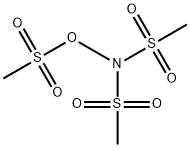 Methanesulfonic acid, bis(methylsulfonyl)azanyl ester Structure