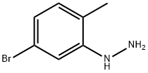 Hydrazine, (5-bromo-2-methylphenyl)- 구조식 이미지